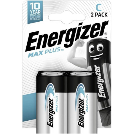 BLÍSTER 2 PILAS ENERGIZER MAX PLUS C