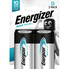 BLÍSTER 2 PILAS ENERGIZER MAX PLUS D