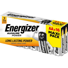 CAJA 16 PILAS ENERGIZER ALKALINE POWER AA