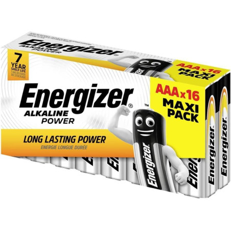 CAJA 16 PILAS ENERGIZER ALKALINE POWER AAA