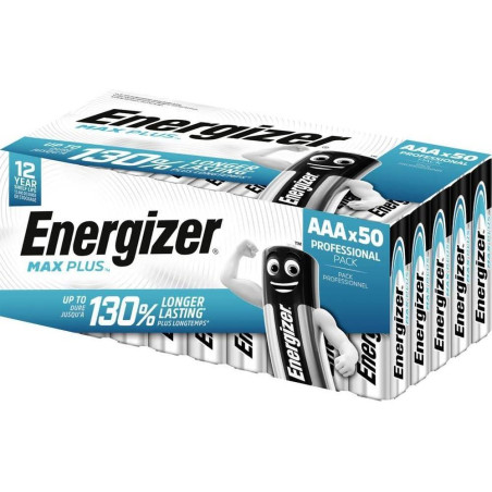 CAJA 50 PILAS ENERGIZER MAX PLUS AAA