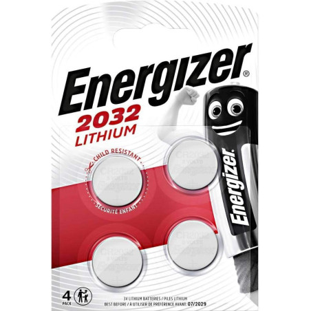 BLÍSTER 4 PILAS DE BOTÓN ENERGIZER CR2032