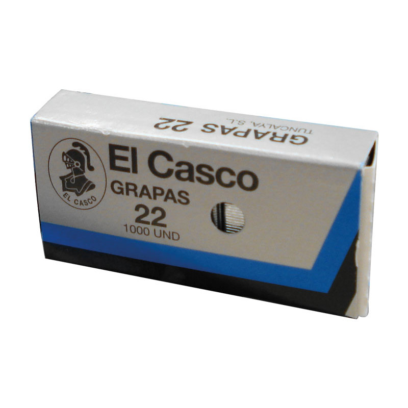 CAJA 1000 GRAPAS EL CASCO No. 22 CAJA 1000 GRAPAS EL CASCO No. 22