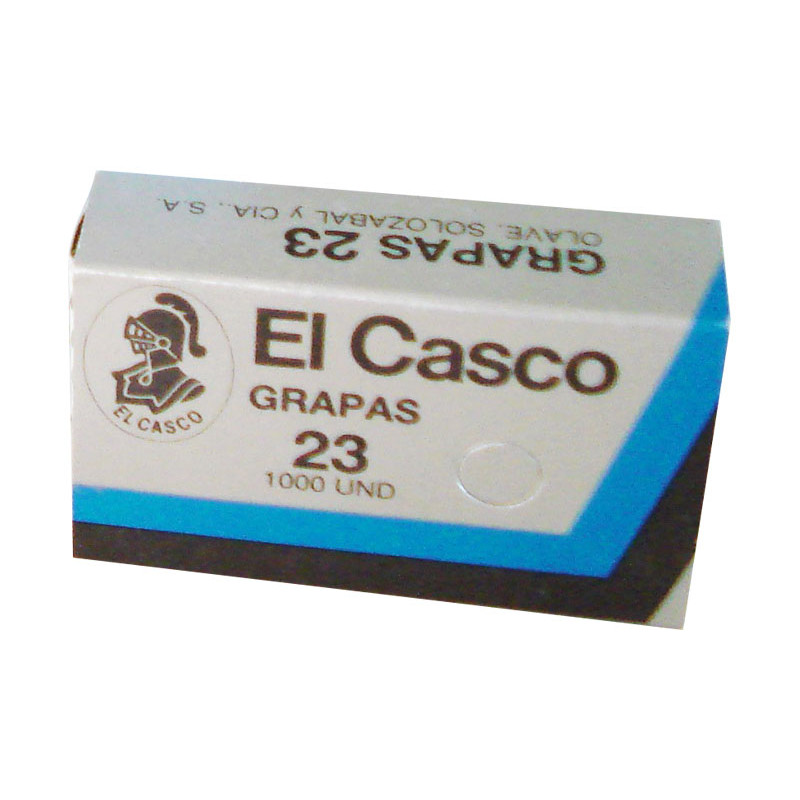 CAJA 1000 GRAPAS EL CASCO 23/6 CAJA 1000 GRAPAS EL CASCO 23/6