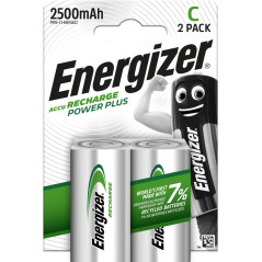 BLÍSTER 2 PILA RECARGABLE ENERGIZER POWER PLUS C