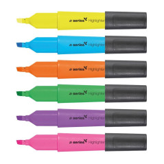 PACK 6 MARCADORES FLUORESCENTES A-SERIES ECO