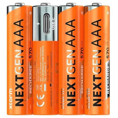 PACK 4 PILAS RECARGABLES HAMA XTORM AAA