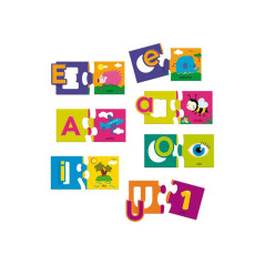 PUZZLE DISET "LAS VOCALES"