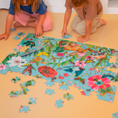 PUZZLE APLI KIDS "GLOW IN THE DARK FLORES"