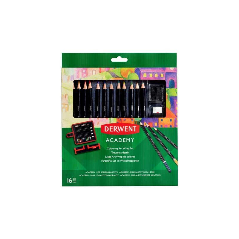 SET 12 LÁPICES COLORES DERWENT "ACADEMY"