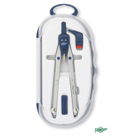 COMPÁS ESCOLAR FAIBO SERIE BLUE-LINE 301T