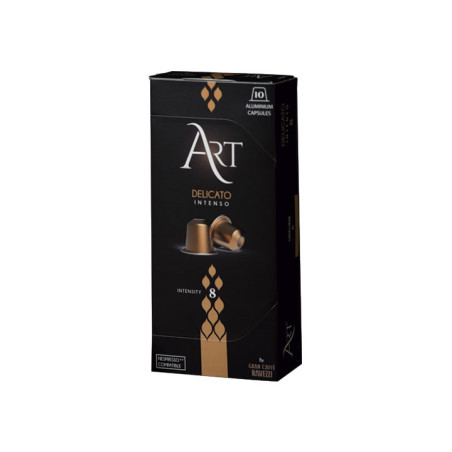 CAJA 10 CÁPSULAS RAVEZZI "DELICATO ART" COMPATIBLES CON NESPRESSO