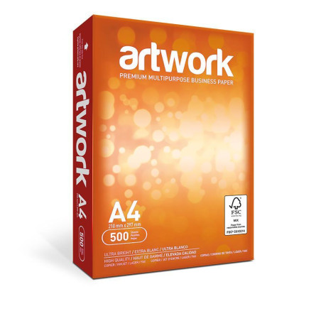 CAJA 5 PAQUETES 500h PAPEL ARTWORK A4
