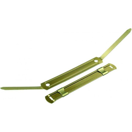 CAJA 50 FÁSTENER METÁLICOS LATONADOS