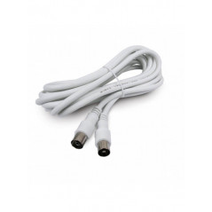 MP0579C CABLE COAXIAL 2,5 M IEC 9.52 BLANCO