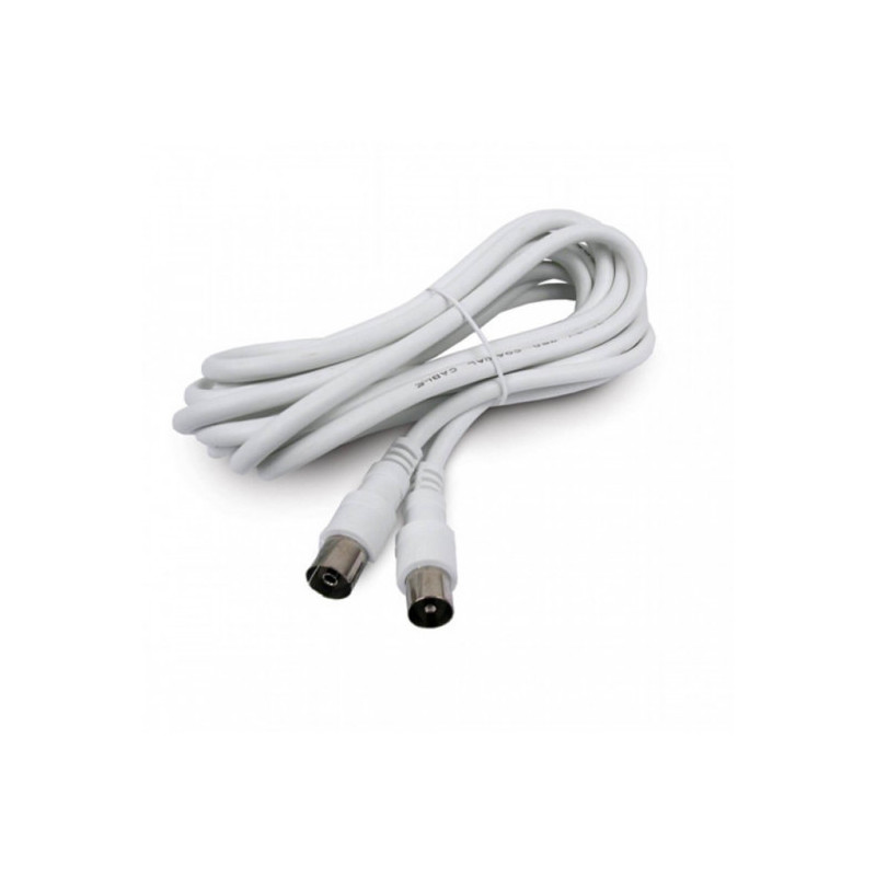 MP0579C CABLE COAXIAL 2,5 M IEC 9.52 BLANCO