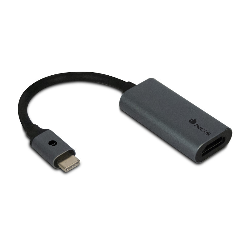 WONDERHDMI USB 2.0 TYPE-C NEGRO, GRIS