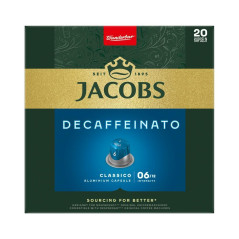 CAJA 20 CÁPSULAS CAFÉ JACOBS "LUNGO 6 DESCAFEINADO"