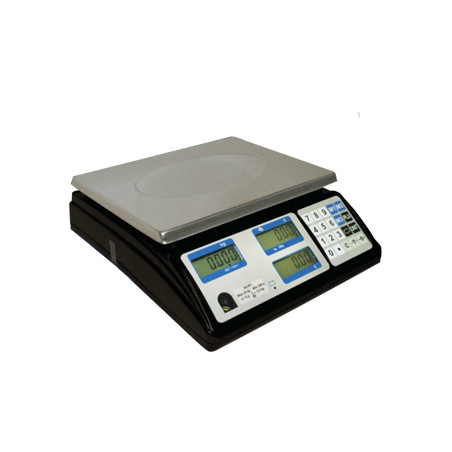 MINERVA 56 PPI NEGRO, ACERO INOXIDABLE ENCIMERA RECTÁNGULO BÁSCULA ELECTRÓNICA DE COCINA