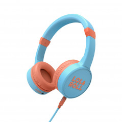 LOL&ROLL POP AURICULARES ALÁMBRICO DE MANO MÚSICA AZUL, NARANJA