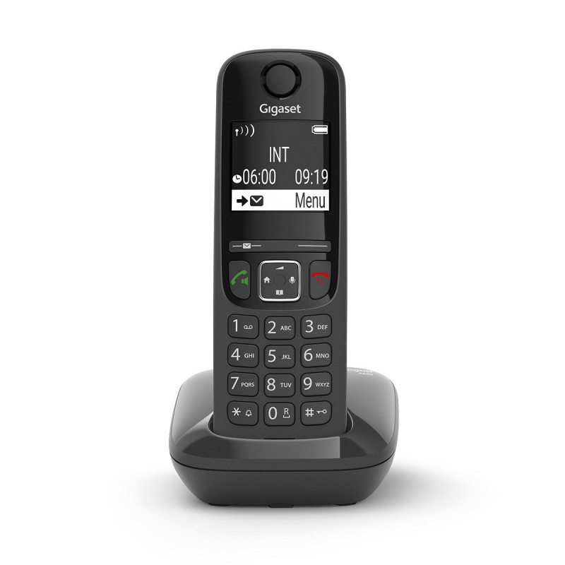 AS690 TELÉFONO DECT/ANALÓGICO IDENTIFICADOR DE LLAMADAS NEGRO