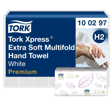 CAJA 21 PAQUETES DE TOALLAS TORK XPRESS® EXTRASUAVE