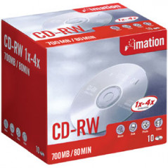 CD-RW 1X-4X 700MB (10) 10 PIEZA(S)