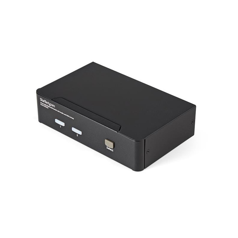CONMUTADOR SWITCH KVM 2 PUERTOS HDMI CON HUB CONCENTRADOR USB 2.0 AUDIO - 1920X1200