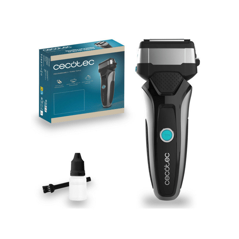 PRECISIONCARE X-TRIMM TRIPLE MÁQUINA DE AFEITAR DE LÁMINAS NEGRO