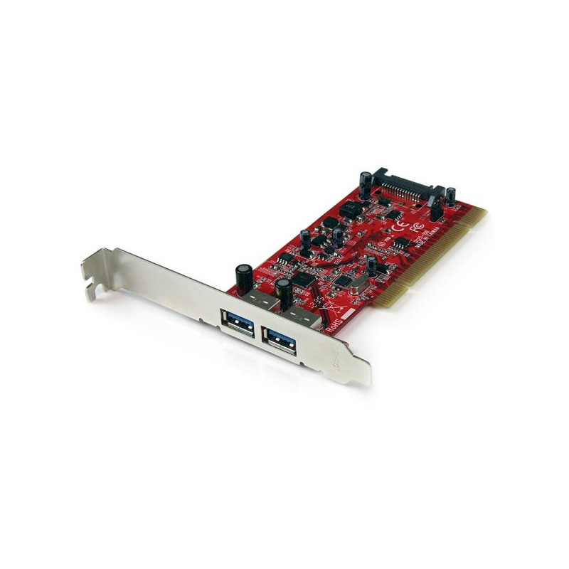 TARJETA ADAPTADOR PCI USB 3.0 SUPERSPEED DE 2 PUERTOS - HUB CONCENTRADOR INTERNO