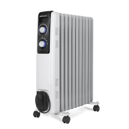 RF 2500 RADIADOR DE ACEITE ELÉCTRICO INTERIOR NEGRO, BLANCO 2500 W