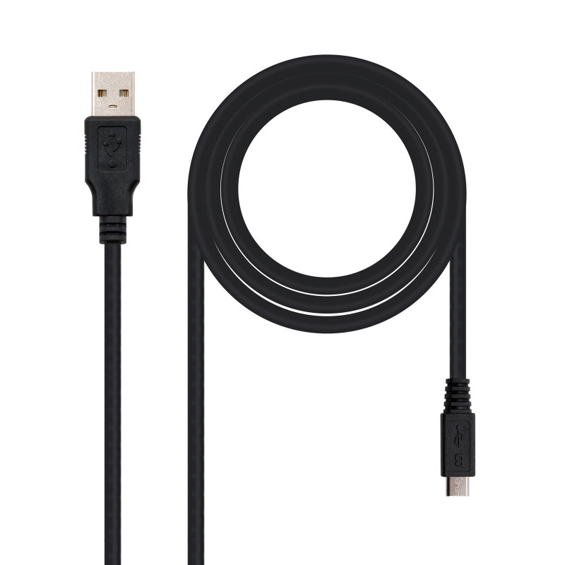 CABLE USB 2.0, TIPO A/M-MICRO USB B/M, 1.8 M