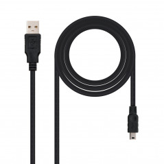 CABLE USB 2.0, TIPO A/M-MINI USB 5PIN/M, 1.0 M