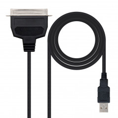 CONVERTIDOR USB IMPRESORA, TIPO A/M-CN36(IEEE1284)/M, 1.5M