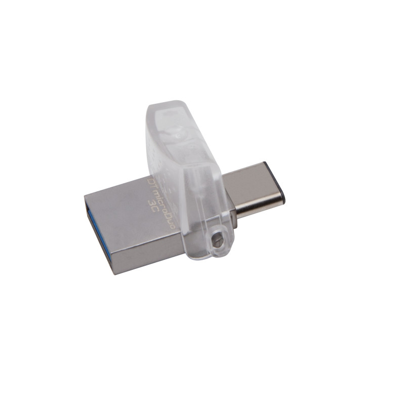 DATATRAVELER MICRODUO 3C 32GB UNIDAD FLASH USB USB TYPE-A / USB TYPE-C 3.2 GEN 1 (3.1 GEN 1) PLATA