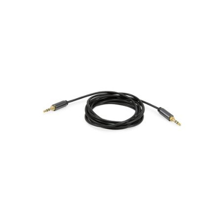 147083 CABLE DE AUDIO 2,5 M 3,5MM NEGRO