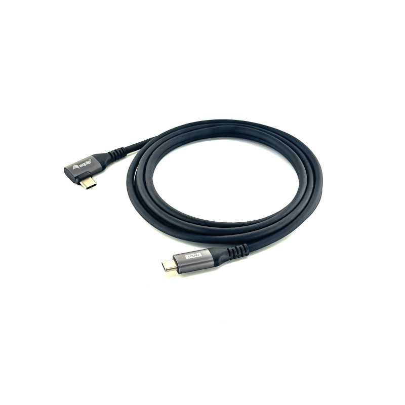 128892 CABLE USB 2 M USB 2.0 USB C NEGRO