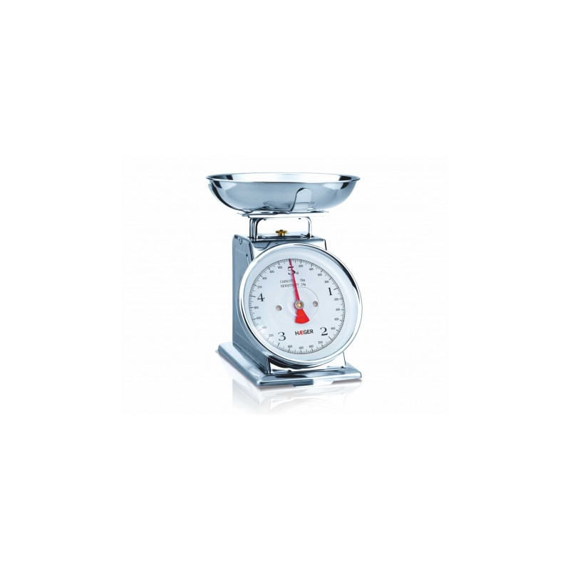 GRANDMOTHER ACERO INOXIDABLE ENCIMERA PLAZA BÁSCULA DE COCINA MECÁNICA