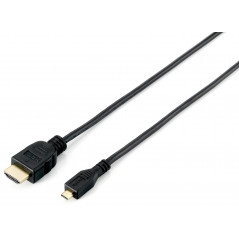 119308 CABLE HDMI 2 M HDMI TIPO A (ESTÁNDAR) HDMI TIPO D (MICRO) NEGRO