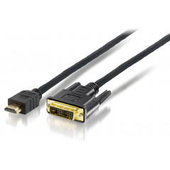 119325 ADAPTADOR DE CABLE DE VÍDEO 5 M HDMI DVI-D NEGRO