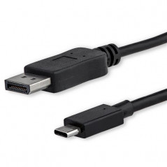 CABLE 1M USB C A DISPLAYPORT 1.2 DE 4K A 60HZ - ADAPTADOR CONVERTIDOR USB TIPO C A DISPLAYPORT - HBR2 - CONVERSOR USBC C