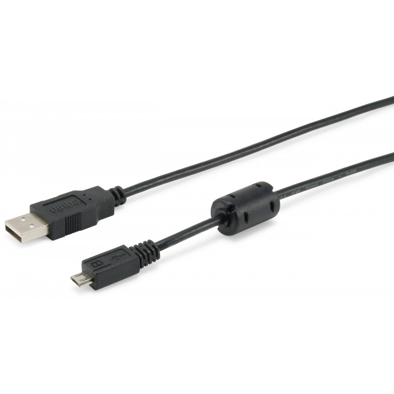 128596 CABLE USB 1 M USB 2.0 USB A MICRO-USB B NEGRO