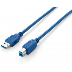 128291 CABLE USB 1 M USB 3.2 GEN 1 (3.1 GEN 1) USB A USB B AZUL
