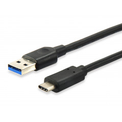 12834107 CABLE USB 1 M USB 3.2 GEN 2 (3.1 GEN 2) USB A USB C NEGRO