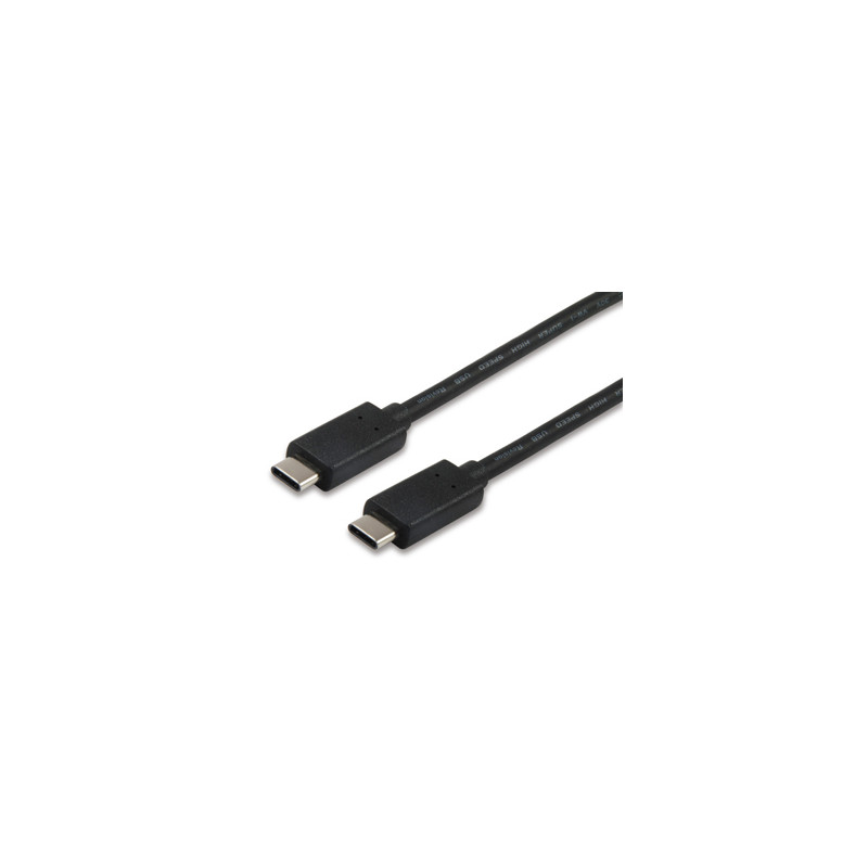 12834207 CABLE USB 1 M USB 3.2 GEN 2 (3.1 GEN 2) USB C NEGRO