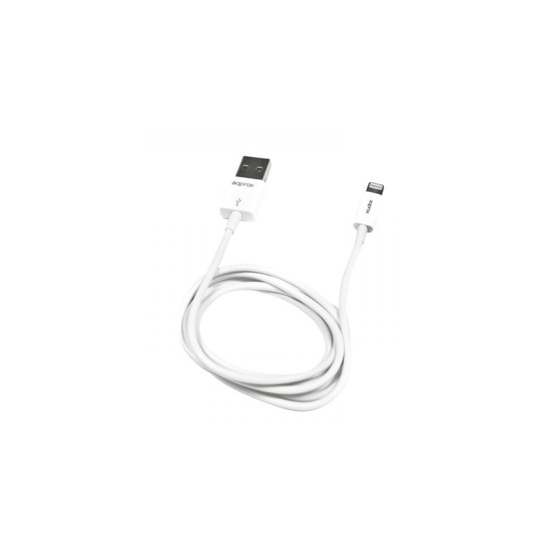 APPC32 CABLE USB 1 M USB A MICRO-USB B/LIGHTNING BLANCO