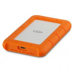 RUGGED USB-C DISCO DURO EXTERNO 4000 GB NARANJA, PLATA