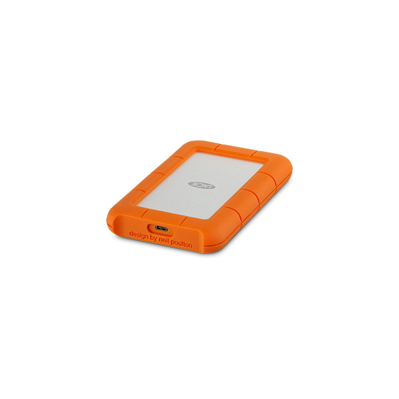 RUGGED USB-C DISCO DURO EXTERNO 4000 GB NARANJA, PLATA