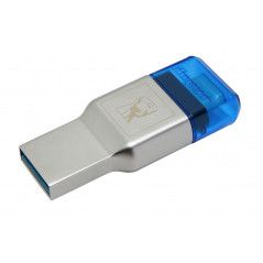 MOBILELITE DUO 3C LECTOR DE TARJETA AZUL, PLATA USB 3.2 GEN 1 (3.1 GEN 1) TYPE-A/TYPE-C