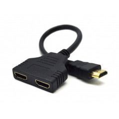 DSP-2PH4-04 CABLE HDMI HDMI TYPE A (STANDARD) 2 X HDMI TYPE A (STANDARD) NEGRO